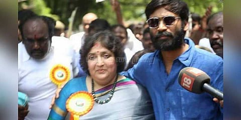 பாரத் யாத்ராவில் லதா ரஜினிகாந்த்  