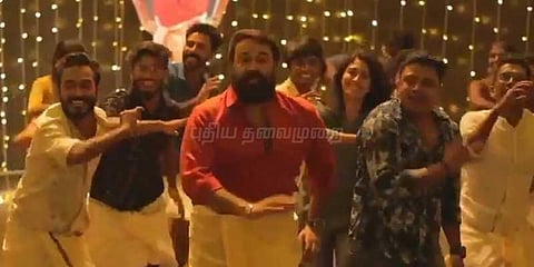 ஜிமிக்கி கம்மல் பாடலுக்கு மோகன்லால் புதிய டான்ஸ் 