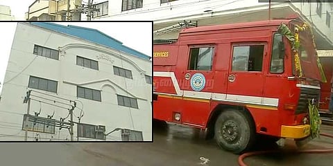 கோயம்பேடு அருகே திடீர் தீ விபத்து
