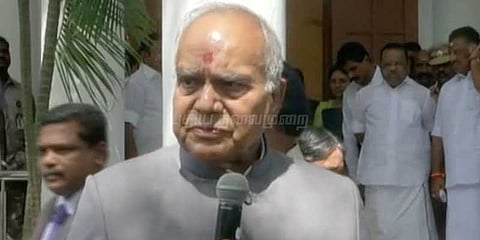 தமிழக மக்களுக்கு நன்றி தெரிவித்த புதிய ஆளுநர் 