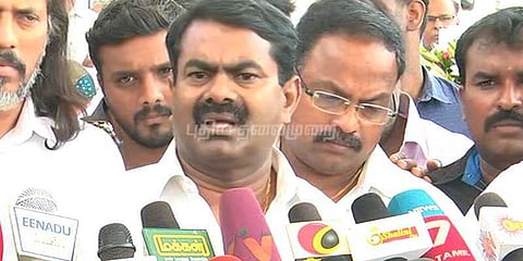 பேனர் இல்லை என்றால் வேட்பாளர்களை எப்படி அறிமுகப்படுத்துவது?: சீமான் கேள்வி