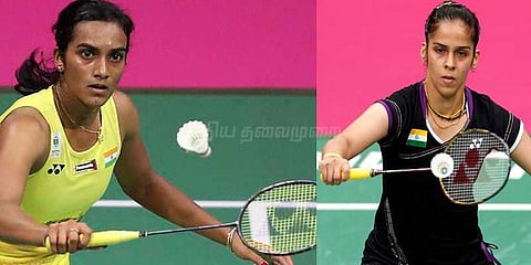 தேசிய சாம்பியன்ஷிப் பேட்மிண்டன்:  சாய்னா, சிந்து அரையிறுதிக்கு முன்னேற்றம்
