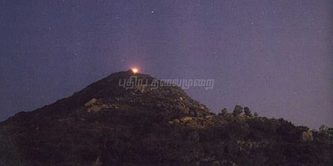 கார்த்திகை தீபத்தன்று மலை மீது ஏறத்தடை‌