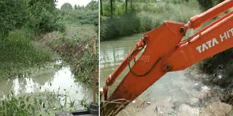 புதிய தலைமுறை ‌செய்தி எதிரொலி : கடலாழி ஆற்றை தூர்வாரினர்  