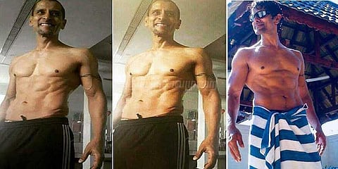 இன்ஸ்ட்ராகிராமில் வெளியான விக்ரம் சிக்ஸ் பேக் ஸ்டில் 