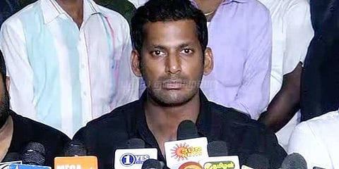 அன்புசெழியனுக்கு ஆதரவாக எம்.எல்.ஏ. எம்.பி வந்தாலும் விட மாட்டோம்: விஷால் ஆவேசம்