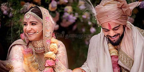 கோலி -அனுஷ்காவுக்கு குவியும் வாழ்த்துகள்!