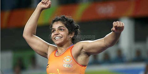 காமன்வெல்த் மல்யுத்த போட்டியில் தங்கம் வென்றார் சாக்‌ஷி மாலிக்
