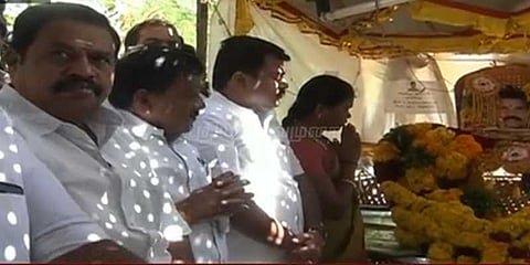 பெரி‌யபாண்டிய‌ன் குடும்பத்திற்கு அமைச்சர் ராஜலெட்சுமி ஆறுதல்