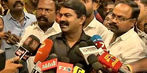 வைரமுத்துவிற்காக ரஜினி முன் நிற்காதது ஏன்?: சீமான் கேள்வி
