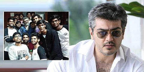 ரசிகர்களை சந்தித்த அஜித்: வைரலான புகைப்படம்