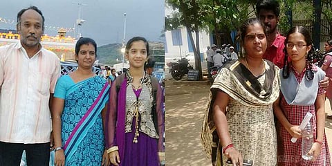 தந்தை இறந்த  சோகத்தோடு கண்ணீருடன் தேர்வெழுதிய மாணவி!