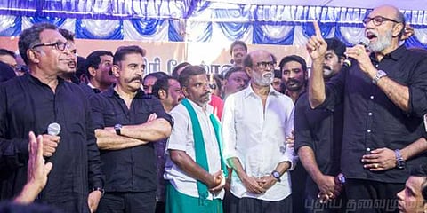 வந்தவர்களுக்கு எதிராக பேசுபவர்கள் வராதவர்களை ஏன் கண்டிப்பதில்லை?: குமுறும் நடிகர்கள் 