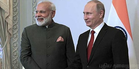 ரஷ்யா புறப்பட்டார் பிரதமர் நரேந்திர மோடி