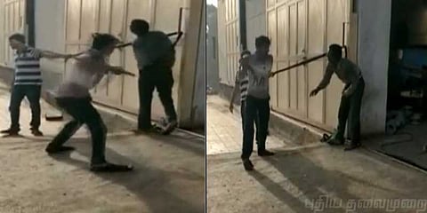 கட்டி வைத்து அடித்துக் கொல்லப்பட்ட தலித் தொழிலாளி
