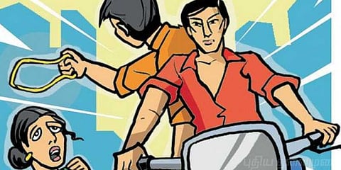 இரவில் செயின் பறிக்கும் கும்பல் : ஸ்கெட்ச் போட்டு பிடித்த போலீஸ்