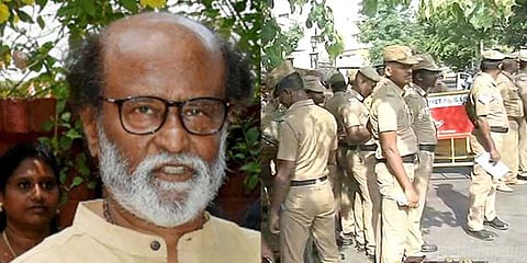 ரஜினிகாந்த் வீட்டிற்கு கூடுதல் பாதுகாப்பு 