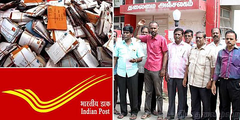 தமிழகம் முழுவதும் 5 லட்சம் தபால்கள் தேக்கம்....!