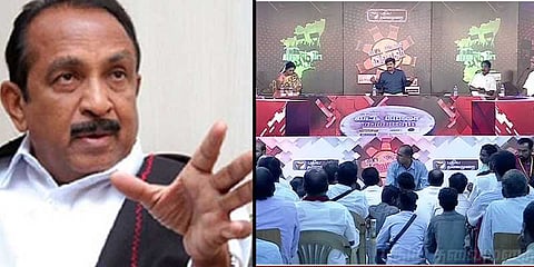 புதிய தலைமுறை மீது வழக்கு : வைகோ கடும் கண்டனம் 
