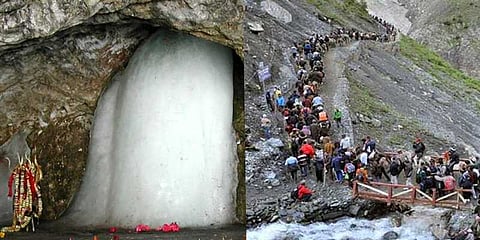 பனி லிங்க தரிசனம் ! அமர்நாத் யாத்திரை தொடங்கியது