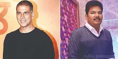 இந்திப் படத்துக்காக அக்‌ஷய் குமாரை பாராட்டிய இயக்குனர் ஷங்கர்!