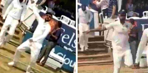 விராட், தவான் மைதானத்தில் போட்ட பங்க்ரா  டான்ஸ் - வைரல் வீடியோ