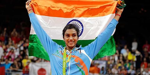 இறுதிப்போட்டியில் நுழைந்தார்  பி.வி.சிந்து