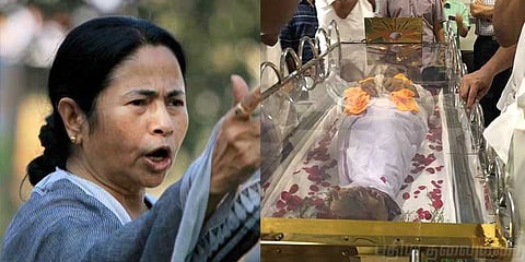 கோபாலபுரம் இல்லத்தில் கருணாநிதிக்கு மமதா அஞ்சலி 