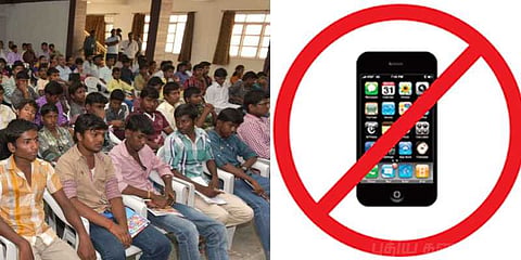 கல்லூரிகளில் செல்போன் பயன்படுத்த தடை