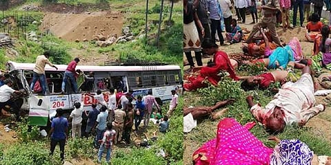 தெலங்கானா விபத்தில் 57 பேர் பலி - ரூ5 லட்ச நிதியுதவி அறிவித்தார் சந்திரசேகர் ராவ்