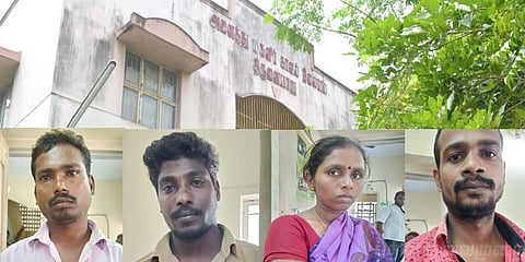 மரத்தில் கட்டி வைத்து சிறுமியைக் கொடுமை செய்த கும்பல் கைது 