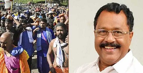  “சபரிமலை பிரச்னை பாஜகவிற்கு பொன்னான வாய்ப்பு” - ஸ்ரீதரன் பேச்சால் சர்ச்சை