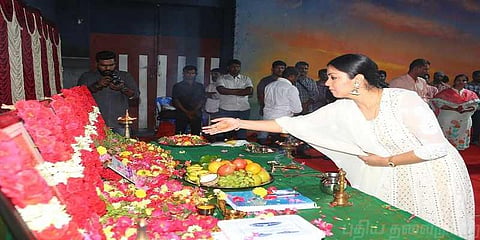 தொடங்கியது ஜோதிகாவின் புதுப் பட பூஜை 