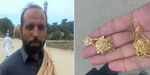 பாகிஸ்தானில் கூலித் தொழிலாளியின் நெகிழ்ச்சியூட்டும் நேர்மை ! 