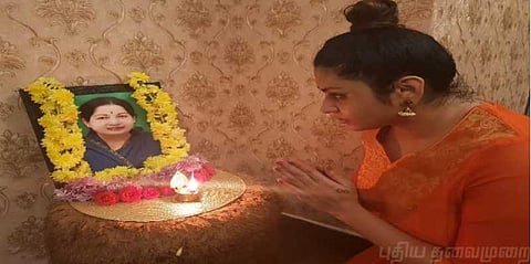 “ஜெயலலிதாவாக நடிக்க விரும்பினேன்” - நடிகை நமீதா