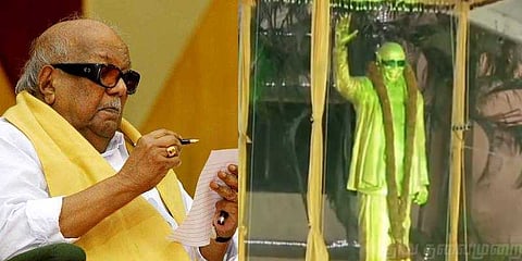 கலைஞர் சிலையை திறந்து வைத்தார் சோனியா காந்தி 