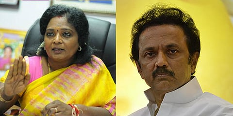 “ஸ்டாலின் நிலை தடுமாறி பேசுகிறார்” : தமிழிசை கருத்து 