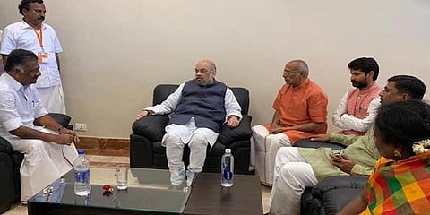 “தமிழகத்தில் தே.ஜ. கூட்டணி என்றே அழைக்க வேண்டும்” - அமித்ஷா 