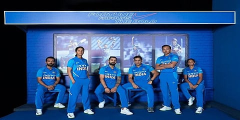 உலகக் கோப்பை இந்திய அணிக்கான புதிய ஜெர்சி அறிமுகம்  