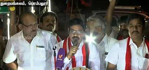 துரைமங்கலம் பகுதியில் பாரிவேந்தர் தீவிர வாக்கு சேகரிப்பு