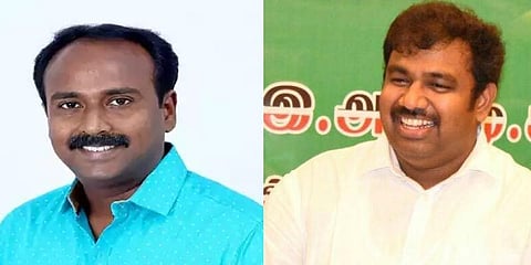 அதிமுக வேட்பாளர் விதிமுறை மீறல் : அமமுக வேட்பாளர் புகார்