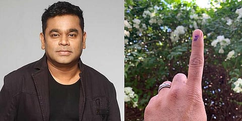 நான் ஜனநாயக கடமை ஆற்றிவிட்டேன், நீங்கள்? ஏ.ஆர்.ரகுமான் ட்விட்