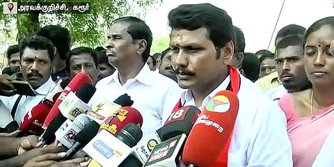 “காவிரியிலிருந்து கூட்டுக்குடிநீர் கொண்டு வருவேன்” - செந்தில் பாலாஜி வாக்குறுதி 