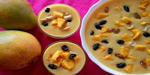 மாம்பழ சீசனில் ஒரு மாம்பழ பாயாசம் ! செய்வது எப்படி ? 