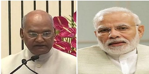 இன்று மாலை குடியரசுத் தலைவரை சந்திக்கிறார் மோடி 