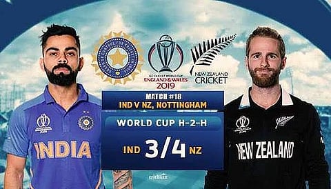 உலகக் கோப்பையில் 16 ஆண்டுகளுக்கு பின்பு மோதும் இந்தியா - நியூசிலாந்து !