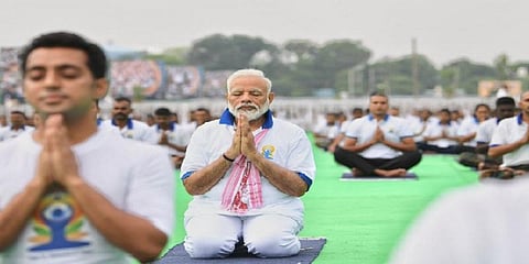 "யோகா என்பது அனைவருக்குமானது" பிரதமர் மோடி