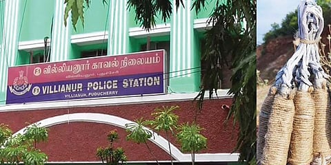 நாட்டு வெடிகுண்டு தயாரித்த புதுச்சேரி ரவுடி - வெடித்து சிதறி விபத்து 