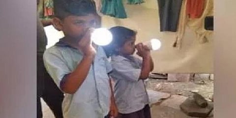 மின்சாரம் இல்லாமல் எரியும் பல்ப் - அதிசய ‘லைட் மனிதர்கள்’ 