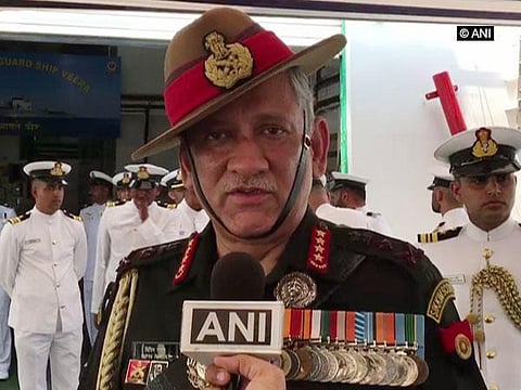 காஷ்மீருக்கு இன்று செல்கிறார் ராணுவ தளபதி!